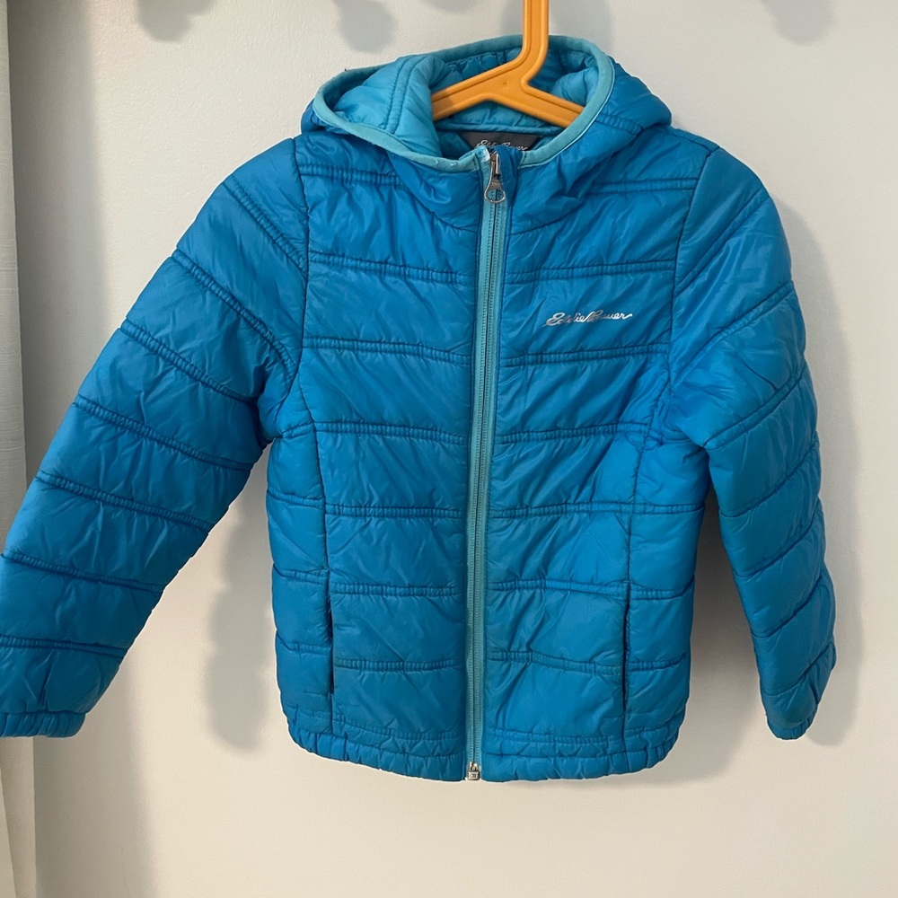 Eddie Bauer Vibrant Blue Kids Puffer Jacket